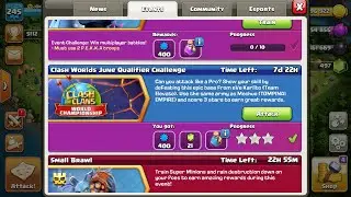 clash worlds June Qualifier Challenge #shorts