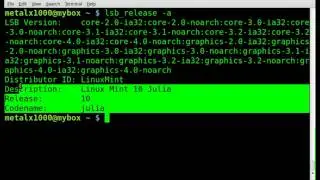 Release info with lsb_release - Linux