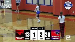 Prairiland Lady Patriots vs Hughes Springs Lady Mustangs Volleyball - LIVE on Paris Gameday