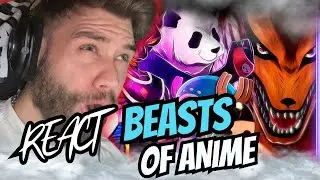 Beasts of Anime Rap Cypher | Shwabadi ft. Rustage, Chi-Chi, Connor Quest! & More | Lipsy React!