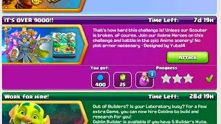 iT's OVER 9000!! 3 STAR⭐⭐⭐ challenge Event