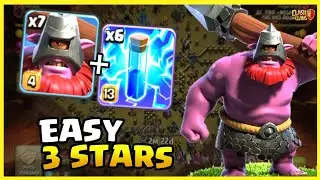 Super Easy  Zap Throwers Town Hall18 ❗ Best TH18 Attack Strategy