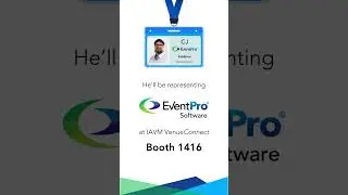 Meet Our EventPro Solutions Consultant at @IAVMWHQ #VenueConnect - just 1 week away!