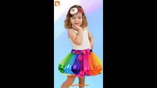 Rainbow Tulle Skirt Tutu Colorful Layers Rainbow Tutu Skirt Ballet Dance Party