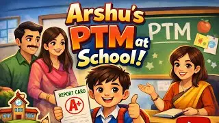 Arshu ki School PTM | Parents Teacher Meeting | #familyvideo #dailyvlog #parenting #ptm #hindivlog 