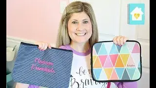 ERIN CONDREN CARRY-ALL CLUTCH VS THIRTY ONE GIFTS ZIPPER POUCH