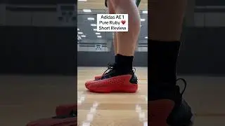 Adidas AE 1 &laquo;Pure Ruby&raquo;: внешний вид на ногах и руках &mdash; краткий обзор #шорты #anthonyedwards #georgia