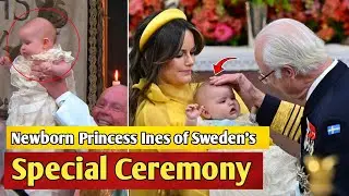 Prince Carl Philip & Princess Sofia celebrate christening ceremony of baby daughter princess ines