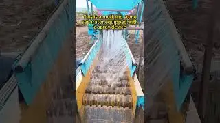 #earthrockseparatormachine #separatormachine with #rock #granite #stone #clay #quarry #mine