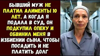 Бывший муж не платил алименты 10 лет, а когда я подала в суд, он подкупил опеку и обвинил меня
