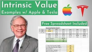How to Calculate the Intrinsic Value of a Stock | Tesla & Apple Stock Examples