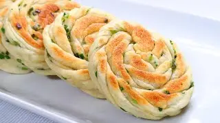 发面葱油饼/盘丝饼，香喷喷、增进食欲好消化 ，做法简单有趣零失败 Pan Flatbread / Easy Pan Bread Recipe ▏佳宝妈美食 Gabaomom Cuisine