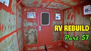 RV Rebuild (Part 57) Interior Primer & Front Cabinet