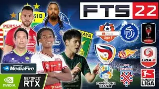 FTS 22 || Mod Full Asia BRI Liga 1 & Liga 2 Indonesia Terbaru 2022 Grafik HD New Update 300MB