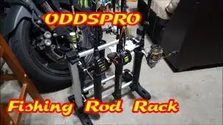 ODDSPRO Fishing Rod Rack! Overview & Assembly!!