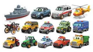 Learn Alphabet with Vehicles | ABC Phonics Song for Kids