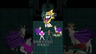 Alphys After Geno #undertale #shorts #spongebob