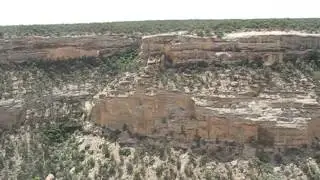 House of Many Windows Viewpoint in Mesa Verde National Park Panoramic View