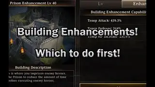 Iron Throne - Building Enhancements! Which Enhancements to Focus On