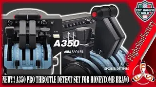 FlightSimFactory A350 Pro Throttle Set for the Honeycomb Bravo | MUST HAVE!! #msfs #honeycomb