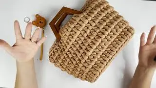 bolsa de crochê praiana