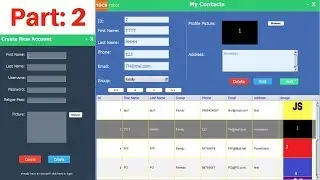 Java - Contact Management System Project In Java With MySQL Step By Step [with source code] Part 2
