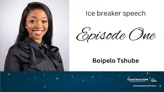 Ice Breaker Speech Toastmasters - Level 1 Project 1