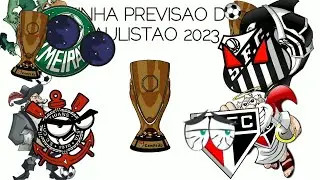Minha Previsão Para o Paulistão - 2023!