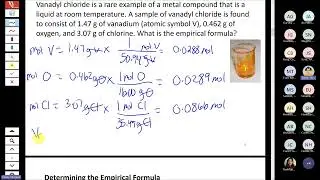 022725 Empirical Formula and Stoichiometry