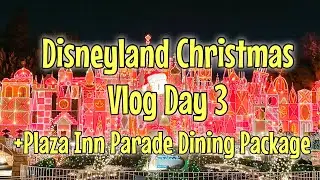 Christmas Disneyland Vlog + Plaza Inn Parade Dining Package