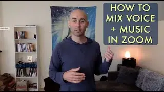 How to Mix Voice and Music in Zoom for a Yoga Class, Workshop, or Ceremony #Zoom #ZoomVideo