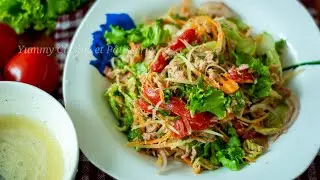 Salade de thon très  facile et rapide/ healthy tuna salad