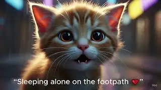 Mama cat punish baby cat why? Baby cat is crazy for painting