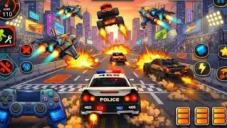 Police Car Chase Simulator 3D - Real City Cop Pursuit | Android Gameplay #6 | DDK Games