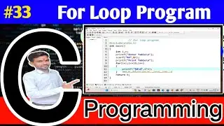 For Loop Program C Language | For Loop Coding | For Loop Print Table | For Loop Table #clanguage