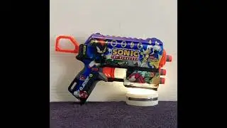 X-SHOT Sonic The Hedgehog - Super Sonic - Flux Blaster Joins Our Nerf Collection!  #shorts #nerf