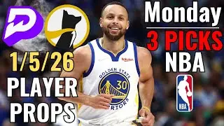 16-4 NBA RUN🔥 PRIZEPICKS UNDERDOG NBA MONDAY 1/5 BEST PLAYER PROPS TODAY!!