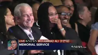 Billy Crystal at Muhammad Ali's Memorial service