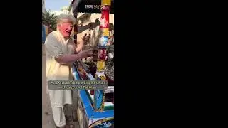 Donald Trump selling icecream in pakistan
