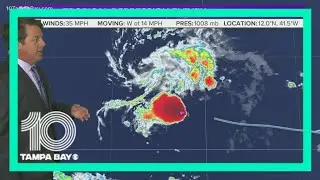 Tropical Depression Eleven forecast to strengthen in the Atlantic: 11 p.m. Tuesday