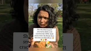 Meet UPSC CSE-21 Topper IAS Shruti Sharma 🔥💐||secured all india Rank -1st 🔥💐✌️..||#iasmotivation