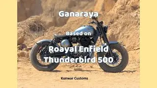 Ganaraya: Royal Enfield Thunderbird 500 Bobber Tribute to Lord Ganesha | Kunwar Customs