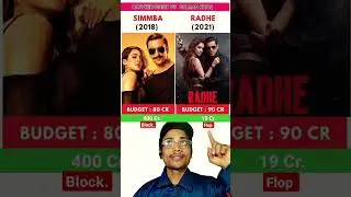 Simba Vs Radhe Movie Comparison || Box Office Collection #shorts #short #viralvideo #youtubeshorts