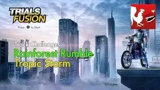 Trials Fusion - Rainforest Rumble - Tropic Storm Track Challenge | Rooster Teeth