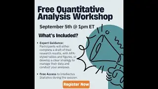 Quantitative Analysis Workshop 9 5 24