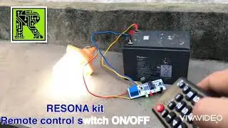 Remote control ON/OFF switch (Resona kit) Electronic project kit Myanmar