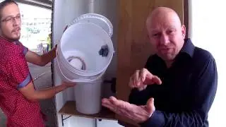 Solar and rainwater filtration ready - Matthias visit to Tiny Home