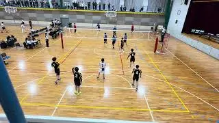 1月31日　新人全道　根室戦1セット目