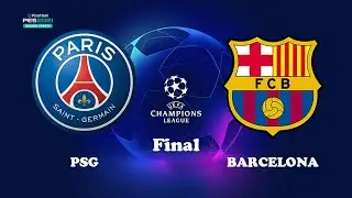PES 2021 / ПСЖ - БАРСЕЛОНА / Финал Лиги Чемпионов УЕФА / Геймплей ПК