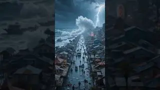 Hurricane Fury: Coastal City Submerged in Devastation! 🌊🌪️